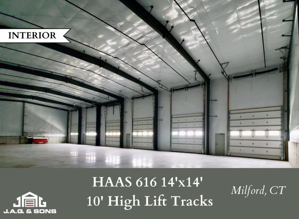 HAAS 616 14'x14' 10' High Lift Tracks