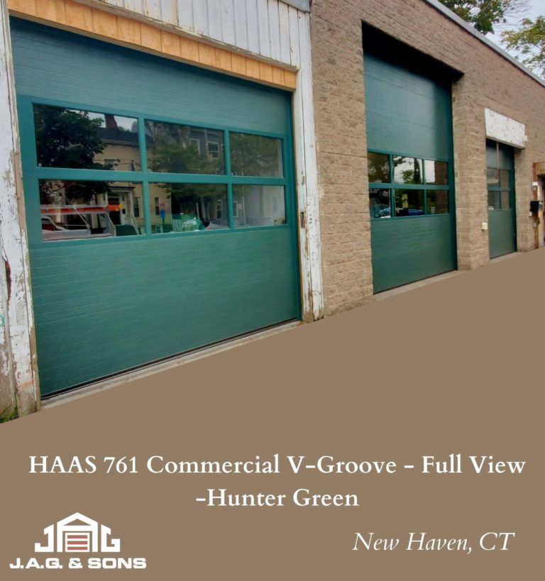 HAAS 761 Commercial V-Groove - Full View -Hunter Green